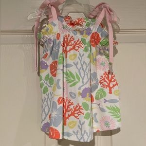 Beaufort Bonnett Company Soft Pima Cotton Top in Tropical Print, 18-24mos, NWOT